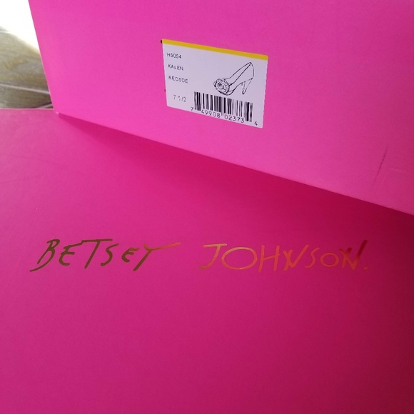 Betsey Johnson Suede Kalen Peep Toe Pumps - Picture 3 of 10